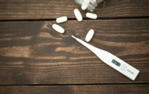 自律神経について考えるための体温計のイメージ