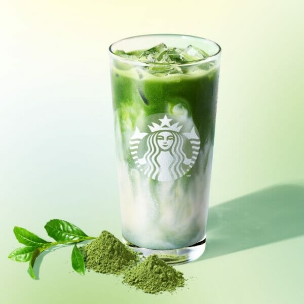 スターバックスのダブル抹茶ティーラテのイメージ